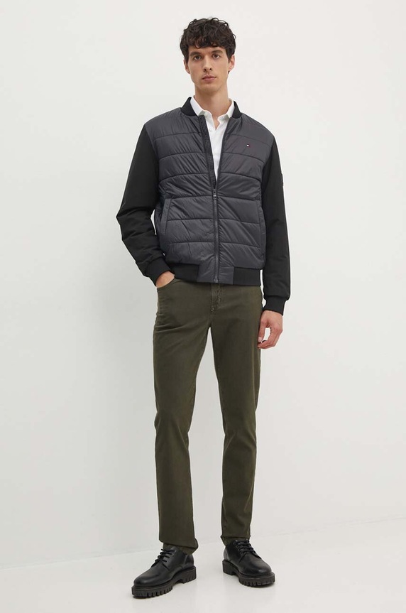 Tommy Hilfiger spodnie MW0MW32934 zielony AW24