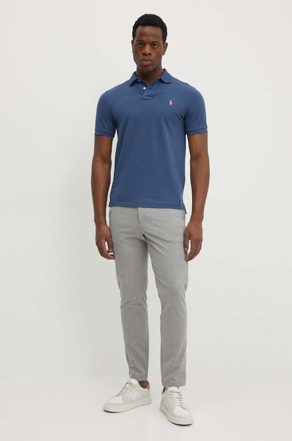 BOSS spodnie 50519121 szary AW24