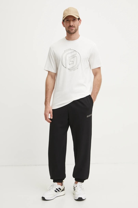 Guess pantaloni de trening EMIS Z4YB00.KAIJ1 negru AW24