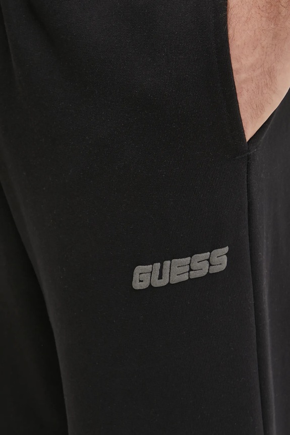 Guess pantaloni de trening EMIS negru Z4YB00.KAIJ1