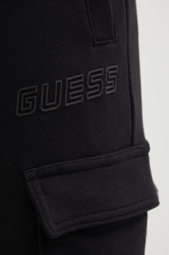 Guess pantaloni de trening ALDWIN negru Z4YB08.KAIJ1