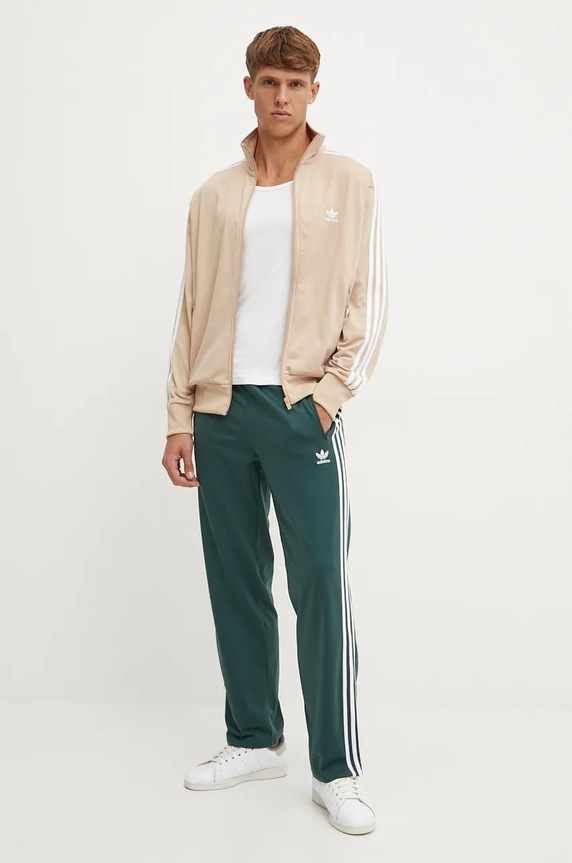 adidas Originals trousers Adicolor Classics Firebird IY9899 green AW24