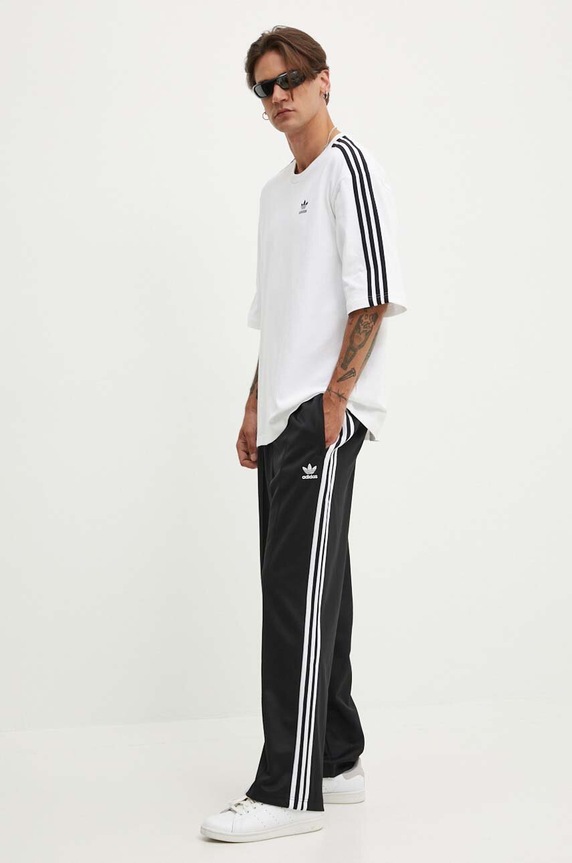 Nohavice adidas Originals Adicolor Baggy Fit Firebird Pant čierna IZ4801