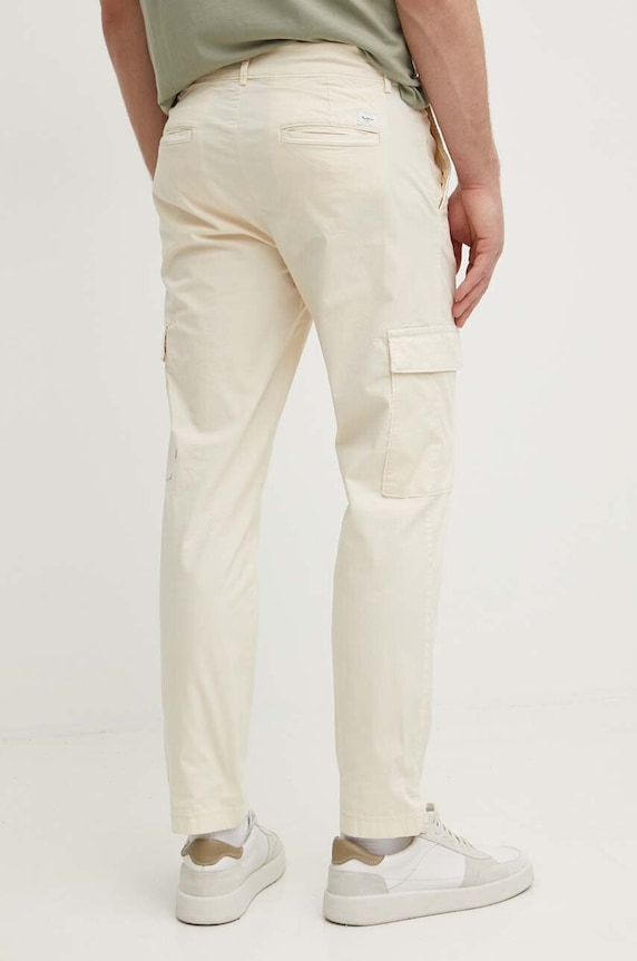 Oblečenie Nohavice Pepe Jeans SLIM CARGO POPLIN PM211770 béžová