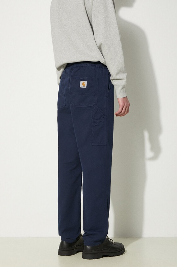 Carhartt WIP cotton trousers Flint Pant cotton navy I029919.29LGD