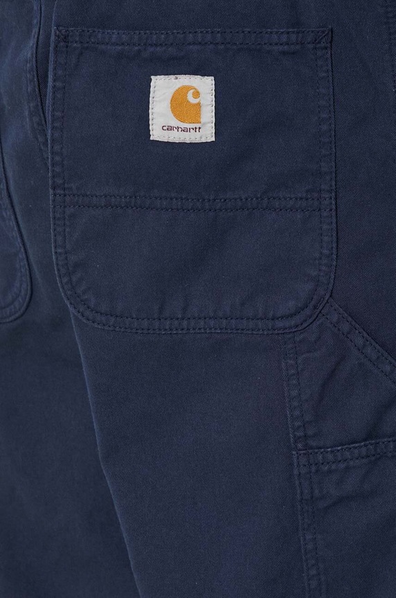 Carhartt WIP cotton trousers Flint Pant I029919.29LGD navy