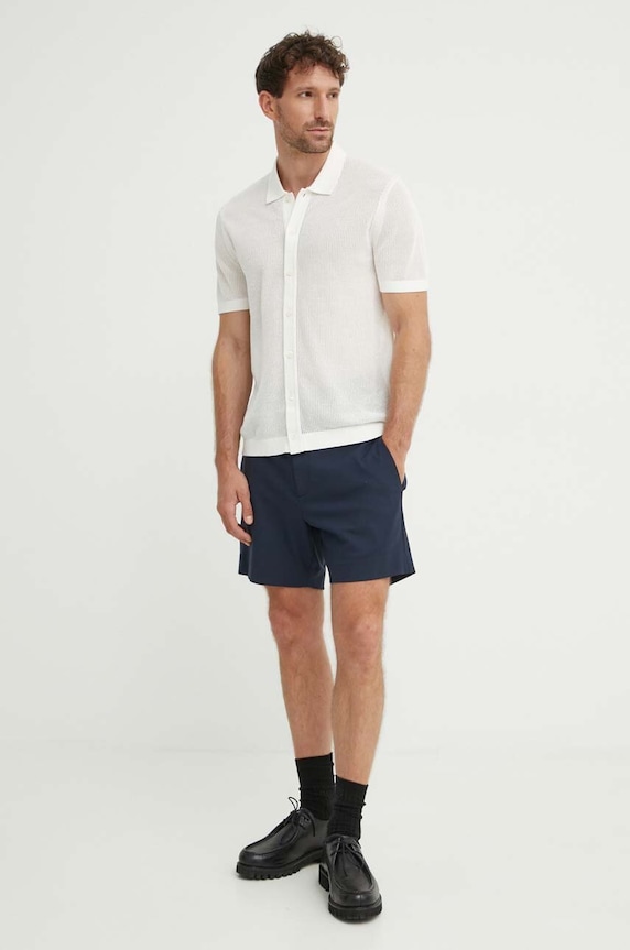 Theory szorty O0596205 granatowy AW24