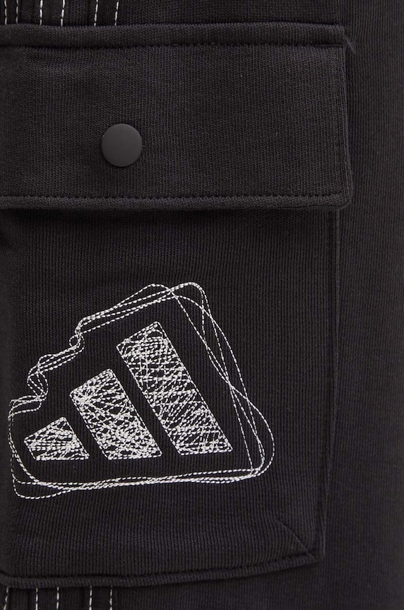 adidas spodnie dresowe bawełniane All SZN czarny IX1256