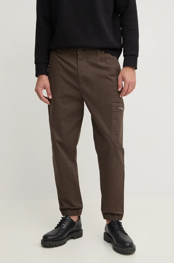Панталон Armani Exchange еластичен зелен 6DZP21.ZN5AZ