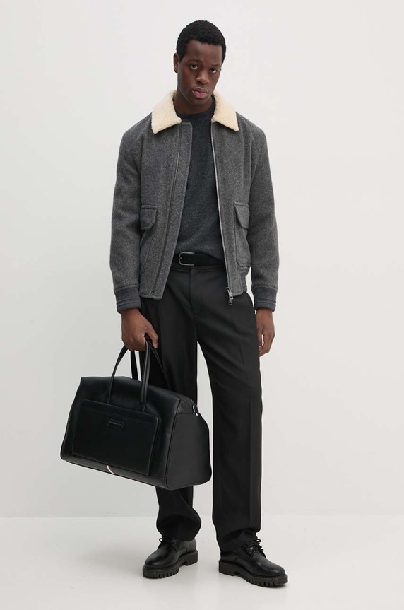 Versace Jeans Couture spodnie 77GAA125.N0309 czarny AW24