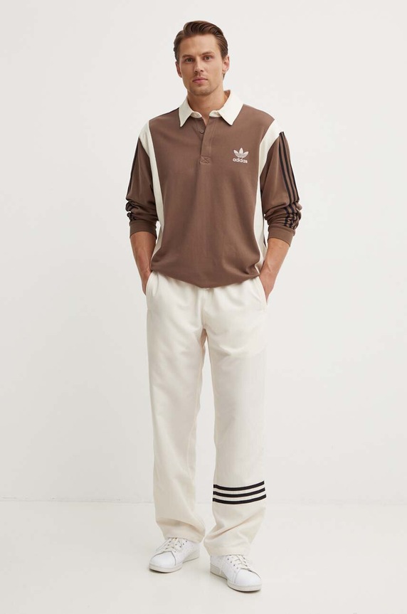 Tepláky adidas Originals JF9158 béžová AW24