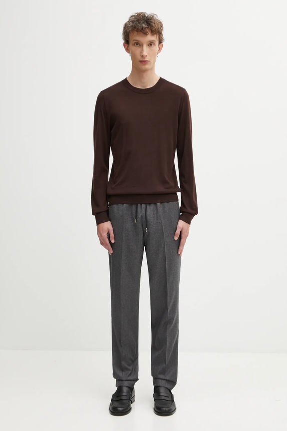 Μάλλινο παντελόνι Paul Smith M1R.921T.N00109 γκρί