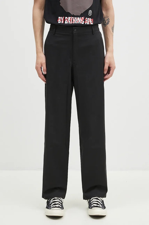 Kalhoty New Balance Athletics Standard Pant 30" látka černá MP43560BK