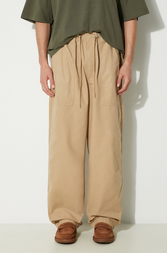 Pamučne hlače Vans Premium Classics LX Easy Trouser pamuk bež VN000GZ2SQ71