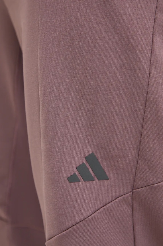 adidas Performance spodnie treningowe Designed for Training różowy JE8032