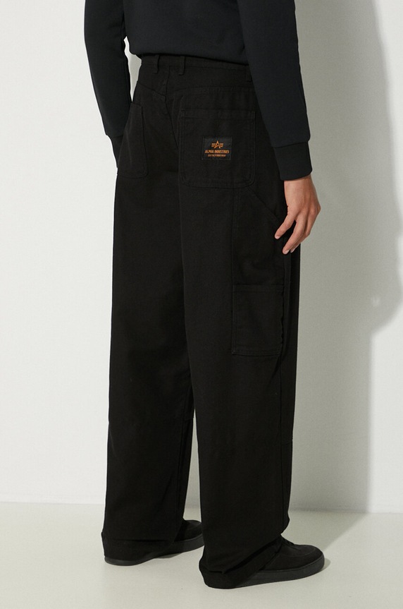 Clothing Alpha Industries cotton trousers Carpenter Pant 148202 black