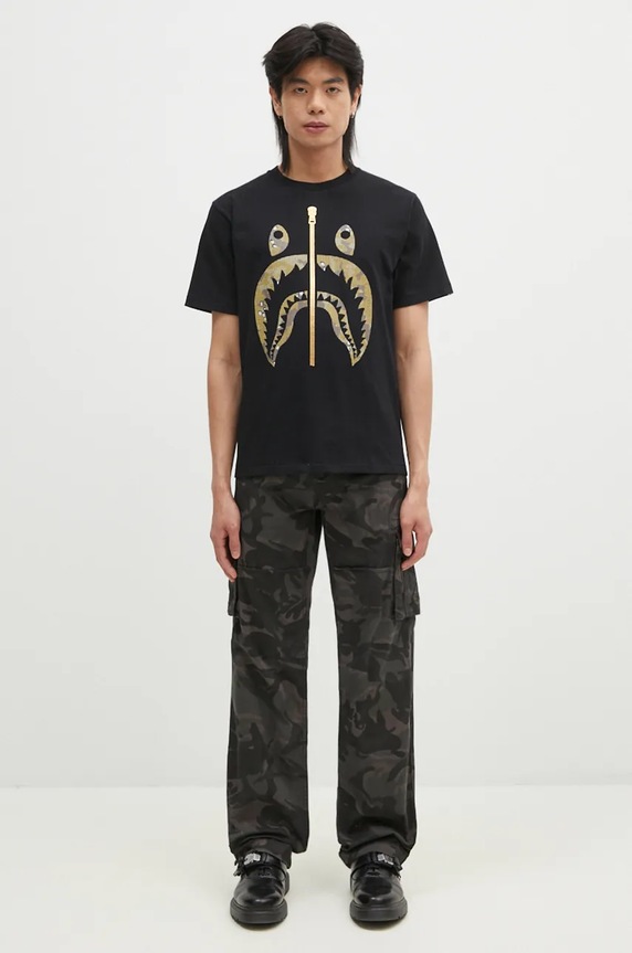 Бавовняні штани Alpha Industries Jet Pant Camo 101212C чорний