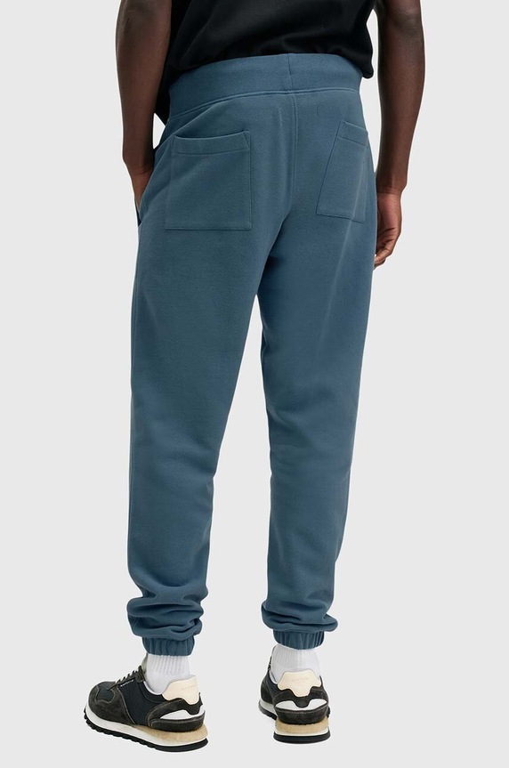 AllSaints pantaloni da tuta da uomo in cotone RAVEN SWEATPANT blu M031TA