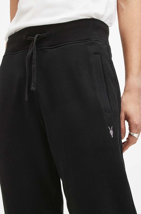 Odzież AllSaints spodnie dresowe męskie bawełniane RAVEN SWEATPANT M031TA czarny