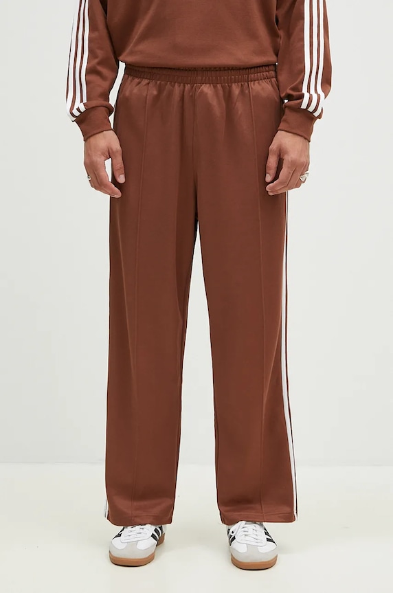 Oblečení Tepláky adidas Originals Baggy Track Pant IZ2476 hnědá