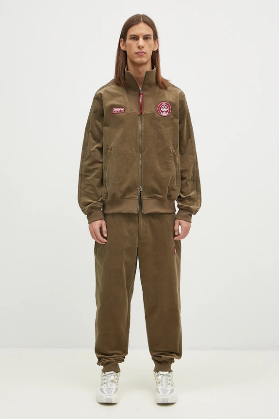 adidas Originals spodnie dresowe JH1442 brązowy
