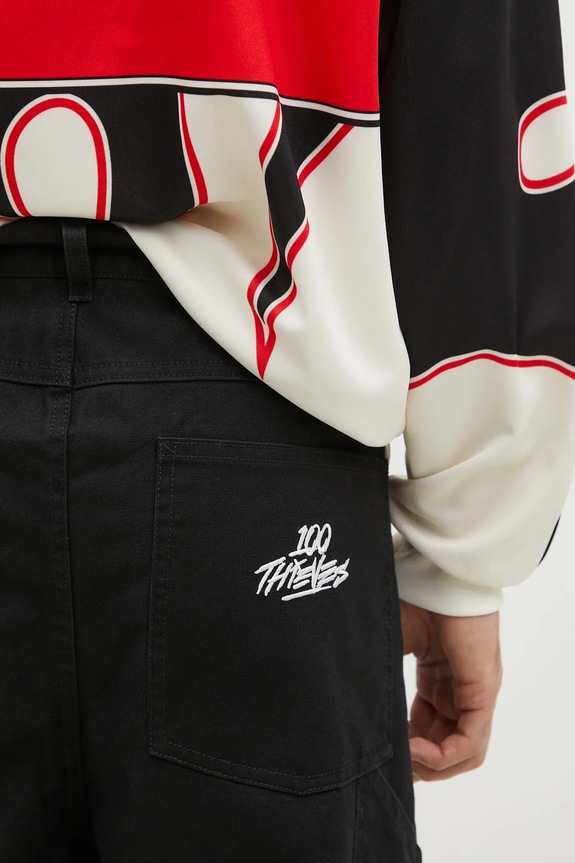 Hlače adidas Originals 100 Thieves Pant crna JN6929