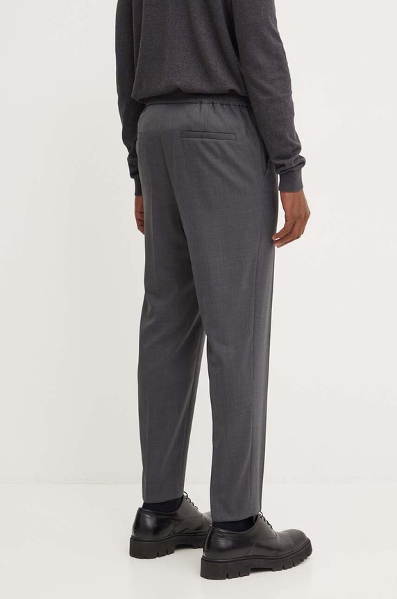 Îmbrăcăminte HUGO pantaloni din lana 50524937 gri