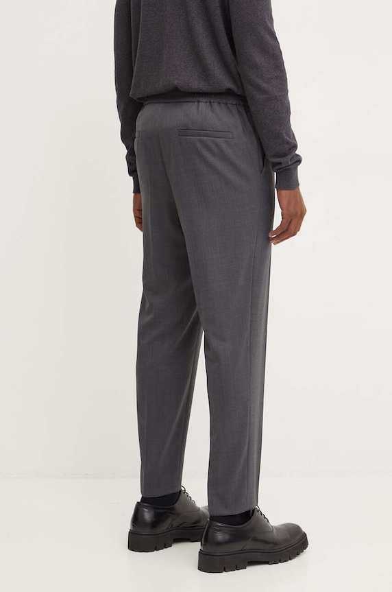 Îmbrăcăminte HUGO pantaloni din lana 50524937 gri