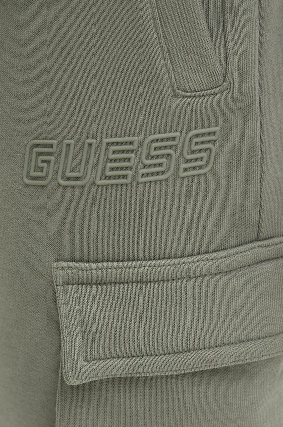 Guess spodnie dresowe ALDWIN zielony Z4YB08.K9V31