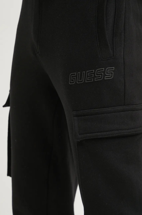 Guess pantaloni de trening ALDWIN negru Z4YB08.K9V31