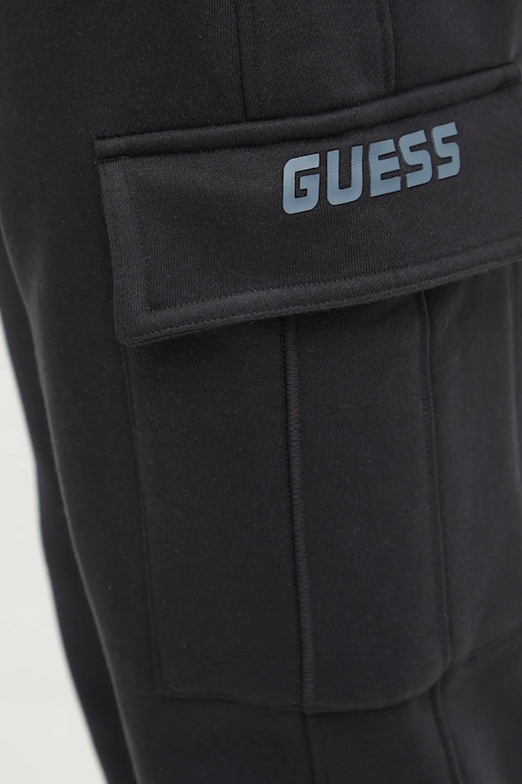 Παντελόνι φόρμας Guess KEID μαύρο Z4BB09.KCEA0