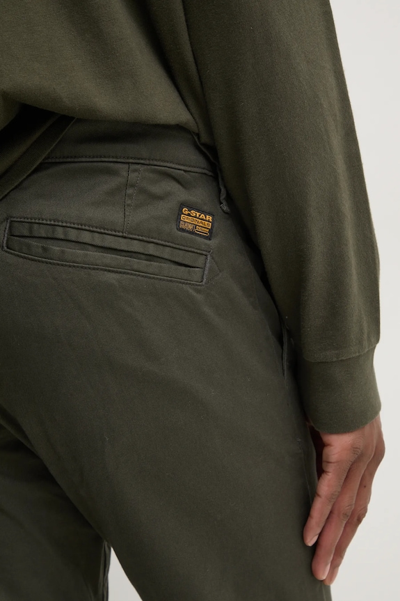 Nohavice G-Star Skinny Chino 3.0 zelená D25179.C105