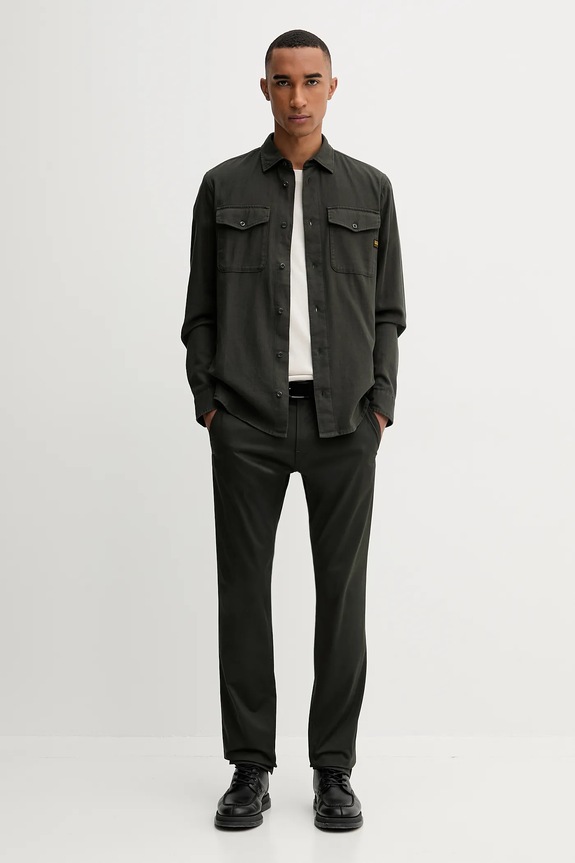 G-Star Raw spodnie Mosa Straight Chino D25547.5126 zielony AA00