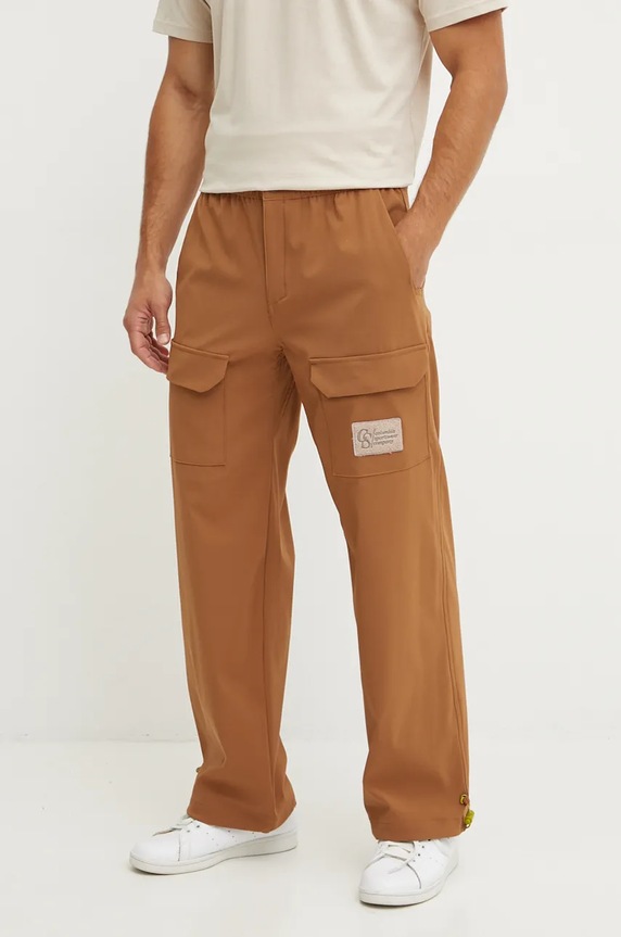Turistické nohavice Columbia Wallowa Softshell látka hnedá 2090841