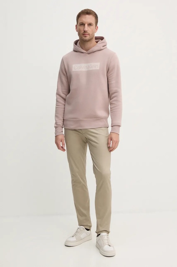 Calvin Klein spodnie K10K113429 szary SS25