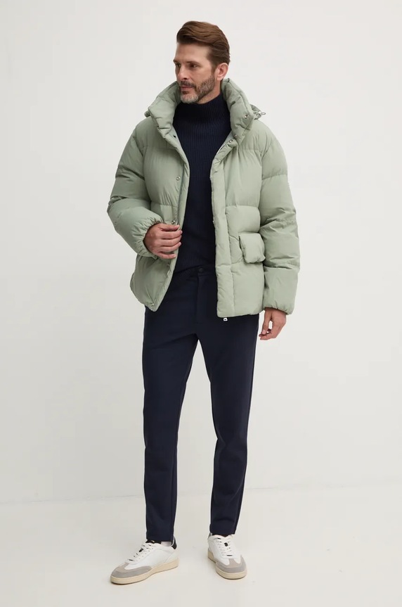 Calvin Klein spodnie K10K113647 granatowy SS25