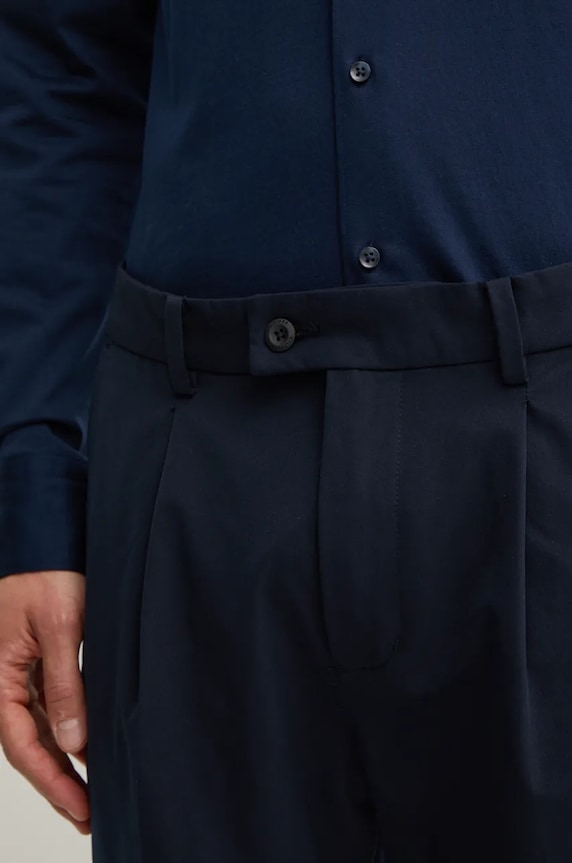 Tommy Hilfiger nadrág MW0MW37273 sötétkék