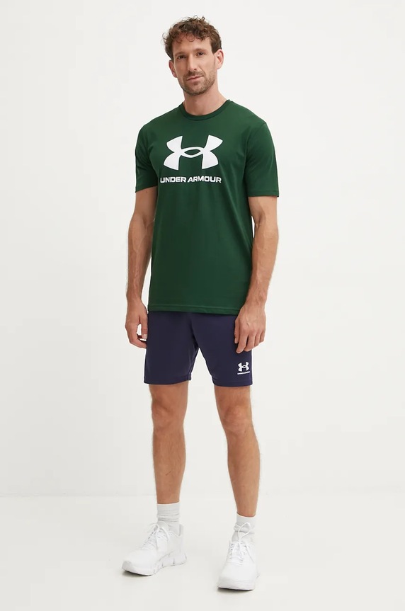 Under Armour pantaloni scurți de antrenament Challenger 1379507 bleumarin AW24