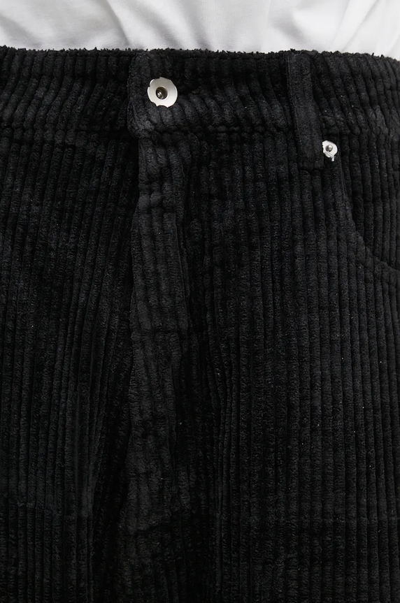 Rick Owens corduroy trousers Geth Jeans black DU02D2351.HCF