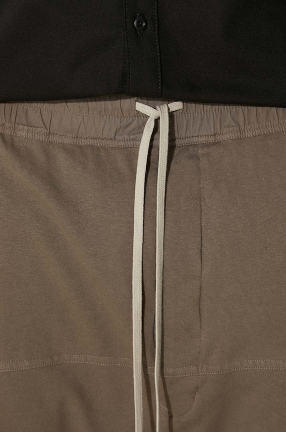 Rick Owens cotton joggers Prisoner Drawstring DU02D2395.RIG gray