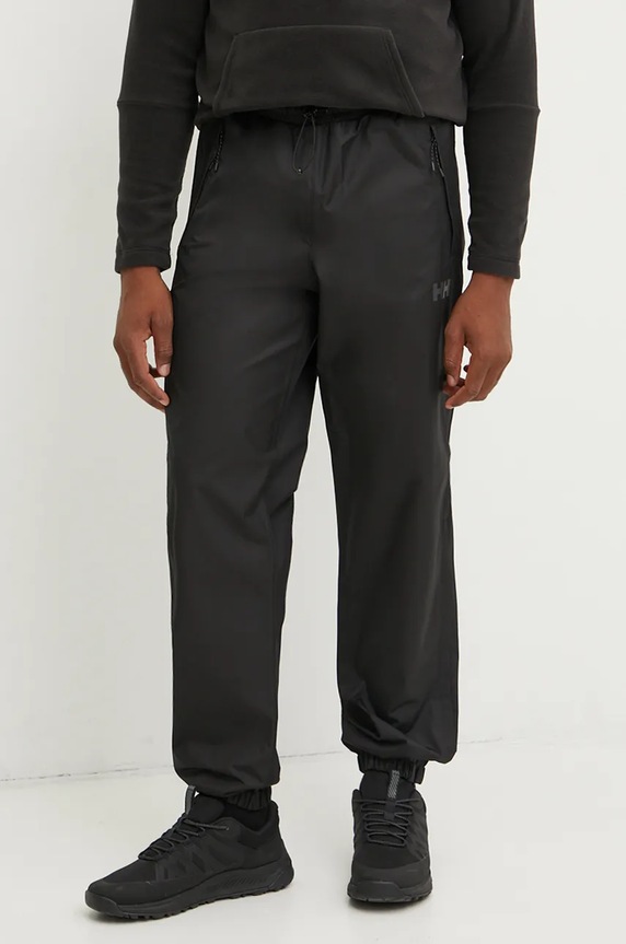 Hlače outdoor Helly Hansen Vancouver bez uzorka crna 54436