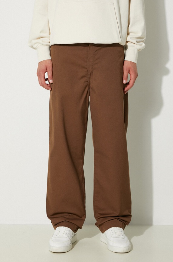 Carhartt WIP trousers Craft Pant fabric brown I027965.2Y02