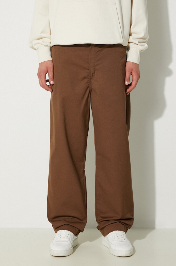 Carhartt WIP trousers Craft Pant fabric brown I027965.2Y02