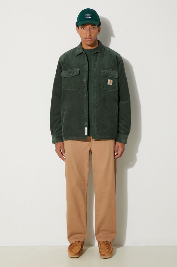 Carhartt WIP cotton trousers Flint Pant I029919.2FSGD beige AW24