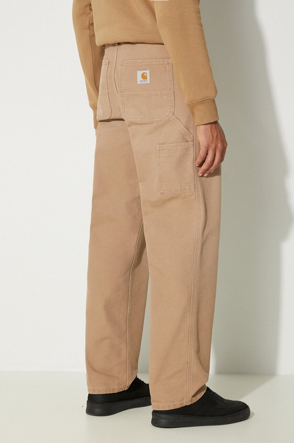 Одяг Бавовняні штани Carhartt WIP Single Knee Pant I031497.2FS3K бежевий