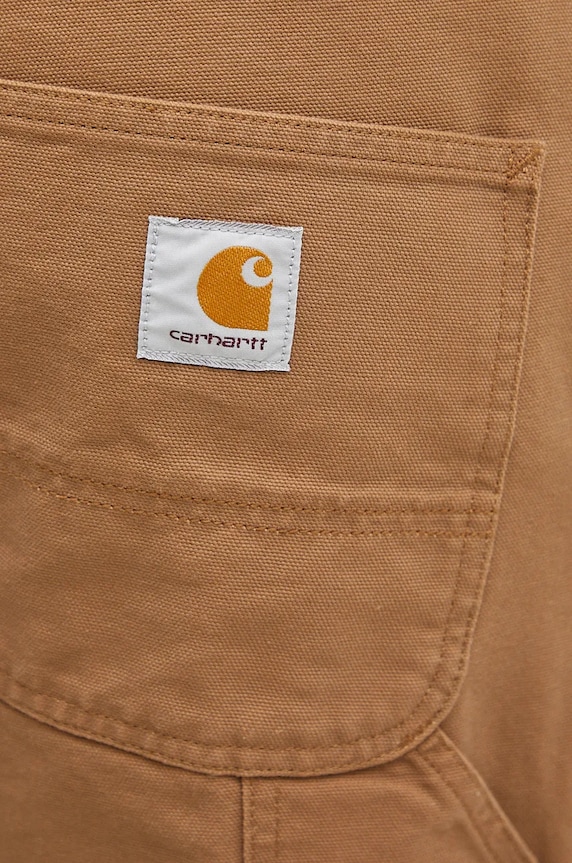 Carhartt WIP cotton trousers Double Knee Pant I031501.HZ02 brown