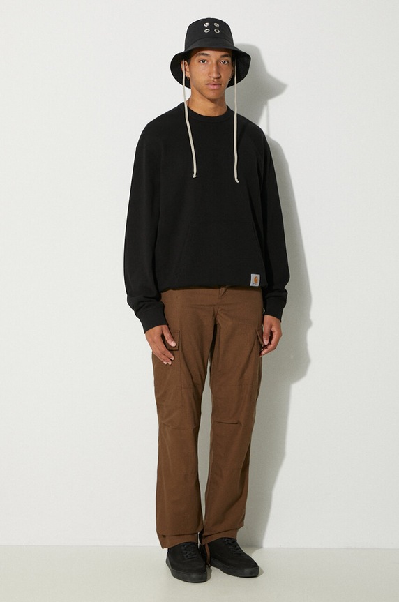Carhartt WIP cotton trousers Regular Cargo Pant I032467.2Y02 brown AW24