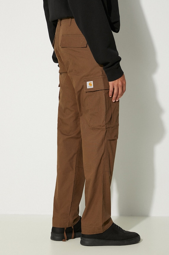 Clothing Carhartt WIP cotton trousers Regular Cargo Pant I032467.2Y02 brown