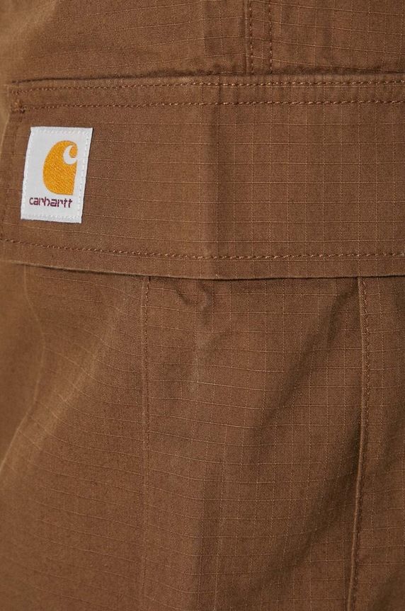 Carhartt WIP cotton trousers Regular Cargo Pant I032467.2Y02 brown