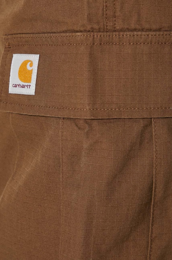 Carhartt WIP cotton trousers Regular Cargo Pant I032467.2Y02 brown
